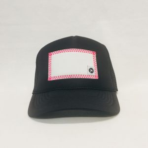 Scratch-A-Patch Black Hat Pink Trim